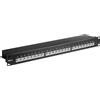 Microconnect PP-014 pezzo di pannello 1U (CAT6 24 port 19 Patch Panel, - STP Shielded, Black - internal connection technology f