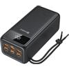 Sandberg 420-75 batteria portatile Ioni di Litio 50000 mAh Nero (Powerbank USB-C PD 130W 50000 - Warranty: 60M)