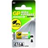 GP Batteries HIGH VOLTAGE 476A - Blister with 1 battery. 6V - For products like cameras. Also known as 4LR44 PX28L, 2CR11108, L544, V28PXL -