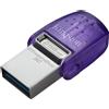 KINGSTON TECHNOLOGY FLASH DRIVE KINGSTON USB 3.2 256GB DT DUO- USB-C+USB3 - DTDUO3CG3/256GB