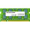 2-Power 2GB MultiSpeed 533/667/800 MHz SoDIMM