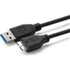Microconnect USB3.0AB1MICRO cavo USB USB 3.2 Gen 1 [3.1 Gen 1] 1 m USB A Micro-USB B Nero (USB A to USB Micro B, Version - 3.2