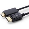 Microconnect MC-DP-HDMI-100 cavo e adattatore video 1 m DisplayPort Nero (DisplayPort 1.2 to HDMI Cable - DisplayPort Male - HD