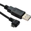 Microconnect USBABMICRO3ANG cavo USB USB 2.0 3 m Micro-USB B USB A Nero (USB A to USB Micro B, Version - 2.0, Black, 3m USB A -