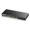 Zyxel SWITCH ZYXEL GS-1900-8HP v3 8P GIGABIT PoE(erogazionePoE fino a 70W)Supporto IPv6 VLAN-Design senza ventoleWEB MANAGED Desktop