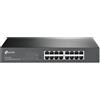 TP-Link TL-SG1016DE Gestito L2 Gigabit Ethernet [10/100/1000] 1U Nero (TP-LINK Switch TL-SG1016DE 16xGBit Easy Managed Desktop)