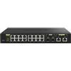 QNAP SWITCH - QSW-M2116P-2T2S, 16 ports 2.5GbE RJ45 with PoE 802.3at(30W), 2 ports 10GbE SFP+, 2 ports 10GbE RJ45 with PoE 802.