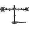 Equip Supporto da tavolo economico per doppio monitor da 17 a 32 (Equip 650123 17-32 Economy Dual Monitor Tabletop Stand. 2Year