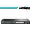 TP-Link SWITCH TP-LINK SG2218P - 18-Port Gigabit Smart Switch with 16-Port PoE 16 Gigabit RJ45 Ports 2 Gigabit SFP Slots