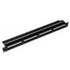 LINK PATCH PANEL 19 LINK NON SCHERMATO UTP 24 PORTE 8 POLI RJ45 PER RETI CATEGORIA 6 - 1 UNITA' NERO