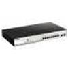 D-LINK SMART SWITCH 8 PORTE GIGABIT POE + 2 SFP