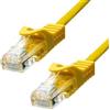 ProXtend 5UTP-003Y cavo di rete Giallo 0,3 m Cat5e U/UTP [UTP] (CAT5e U/UTP CU PVC Ethernet - Cable Yellow 30cm - Warranty: 360