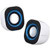 ATLANTIS CASSE ATLANTIS SoundPower 410 Set di mini-casse stero amplificate per computer e portatile USB Bianco Lucido P003-C03-W