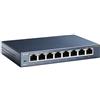 TP-Link SWITCH TP-LINK TL-SG108 8P LAN METAL GIGABIT DESKTOP 10/100/1000Mbps RJ45 CASE METALLO VERSIONE 3