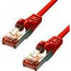 ProXtend V-6FUTP-003R cavo di rete Rosso 0,3 m Cat6 F/UTP [FTP] (CAT6 F/UTP CCA PVC Ethernet - Cable Red 30cm - Warranty: 360M)