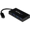 STARTECH Hub portatile USB 3.1 Gen 1 a 4 porte - USB-C a 3 USB-A e 1 USB-C - Permette di aggiungere porte sia USB-C sia USB-A al MacBook