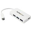 STARTECH Hub portatile USB 3.1 Gen 1 a 4 porte - USB-C a 3 USB-A e 1 USB-C - Permette di aggiungere porte sia USB-C sia USB-A al MacBook