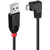 Lindy 31975 cavo USB 0,5 m USB 2.0 USB A Micro-USB B Nero