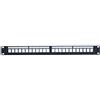 Lanview Patch Panel 24-Port Unshielded - Cat5e, Cat6, Cat6A