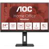 AOC MONITOR AOC LED 23.8 Wide 24E3QAF IPS 1920x1080 4ms 300cd/mq 1.0001 2x2W MM Reg. in H PIVOT VGA HDMI DP
