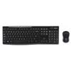 Logitech Wireless Combo MK270 tastiera Mouse incluso Casa USB QWERTZ Tedesco Nero