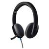 Logitech H540 Auricolare Cablato A Padiglione Ufficio USB tipo A Nero