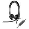 Logitech H650e Auricolare Cablato A Padiglione Ufficio USB tipo A Nero, Argento