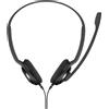 EPOS Sennheiser PC 8 USB Auricolare Cablato A Padiglione Ufficio Nero