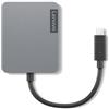 Lenovo 4X91A30366 replicatore di porte e docking station per laptop Cablato USB 2.0 Type-C Grigio