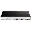 D-LINK DGS 1210-10MP - COMMUTATEUR - C2+ - INTELLIGENT - 8 X 10/100/1000 (POE+) + 2 X GIGABIT SFP - DE BUREAU, MONTABLE SUR RAC