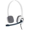 Logitech H150 Auricolare Cablato A Padiglione Ufficio Bianco