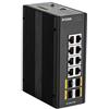 D-Link Dis-300G-12SW Switch Industrial 12XGB 4XSFP