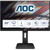 AOC MONITOR AOC LED 24 1610 X24P1 IPS 1920x1200 4ms 300cd/mq 1.0001(50.000.0001) 2x2W MM PIVOT reg. inH Girevole VGA DVI HDMI DP