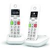 Gigaset E290 Duo Telefono Wireless DECT + 1 Supplementare - Ampio schermo in B/N - Tasti con gran numero - Volume con funzione