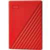 WD 6,4 cm (2,5) 2 TB My Passport USB3.0 rosso