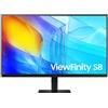 Samsung S80D Monitor PC 813 cm 32 3840 x 2160 Pixel 4K Ultra HD LCD Nero (Samsung ViewFinity S8 S32D800EAU skrm)