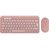 Logitech Pebble 2 Combo tastiera Mouse incluso Universale RF senza fili + Bluetooth QWERTY US International Rosa