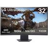 LG 32GS60QC-B Monitor PC 80 cm 31.5 2560 x 1440 Pixel Quad HD LCD Nero (Dis 32 LG 32GS60QC-B Consumer Ultragea)