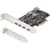 StarTech.com Scheda di Espansione PCIe USB a 5 porte USB 3.2 10Gbps scheda PCI Express con 4 porte USB-C 1 porta interna USB-A