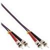 InLine Cavo duplex in fibra ottica - ST-ST - 50-125 - OM4 - 15 m
