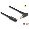 Delock Cavo adattatore per cavo di ricarica per notebook Presa USB di tipo C a spina HP 4,8 x 1,7 mm angolato a 90° 15 cm
