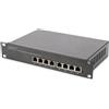 DIGITUS SWITCH GIGABIT ETHERNET POE GESTITO L2 8 PORTE POE, 10 POLLICI, BUDGET POE 80W