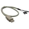 InLine In linea - cavo USB internamente su esterno - header USB 2.0 da 4 -pin (W) a USB (W) - 40 cm - beige