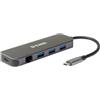 D-LINK - RETAIL D-Link DUB-2334 replicatore di porte e docking station per laptop Cablato USB tipo-C Grigio (5-IN-1 USB-C HUB)