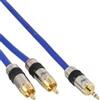 InLine Cavo jack RCA - PREMIUM - 2x connettori RCA su jack da 3,5 mm - 7 m