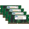 Phs-Memory 128GB (4x32GB) Memoria RAM Adatto per Dell Precision 7710 DDR4 SO DIMM 2666MHz PC4-2666V-S (SP396140)