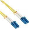 InLine Cavo duplex in fibra ottica - LC-LC - 9-125 - OS2 - 1m