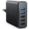 Anker PowerPort Speed 5 Nero Interno (Anker PowerPort Speed 5 strmforsyning)