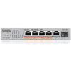 Zyxel XMG-105HP - Switch Unmanaged, 5 Porte 2.5GbE PoE (erogazione fino a 70W), 1 porta 10GbE SFP+, Desktop / XMG-105HP-EU0101F