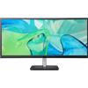 Acer CB343CUR Monitor PC 86,4 cm [34] 3440 x 1440 Pixel UltraWide Quad HD LED Nero, Argento (Acer Vero CB343CUR bemiiphuzx sk?r